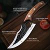 KEPEAK Multifunctional Viking Knife With Sheath Hand Forged Boning Knife With Gift Box Japanese Cooking Meat Cleaver Chef Knife