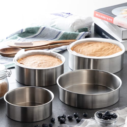 Endo Shoji Commercial Cheesecake Decorating Pan, 15cm, Shallow, 18-8 Stainless Steel, WDK01015
