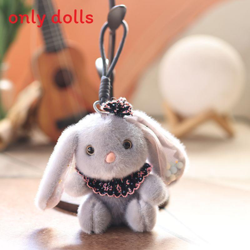 

Cute Rabbit Plush Toy Pendant With Pp Cotton Filling For Gift Or Decoration Gray