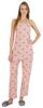 Inkmeso Women  Sexy Nightwear Pj set with  adjustable Spaghetti strap Sleepwear  Pajama