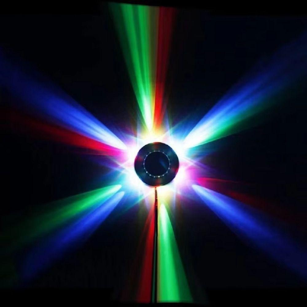 Colorful LED Disco Ball Light Flashing Light RGB Lights LED Rotating Light Wall Mount USB Powered Sound Activated Light