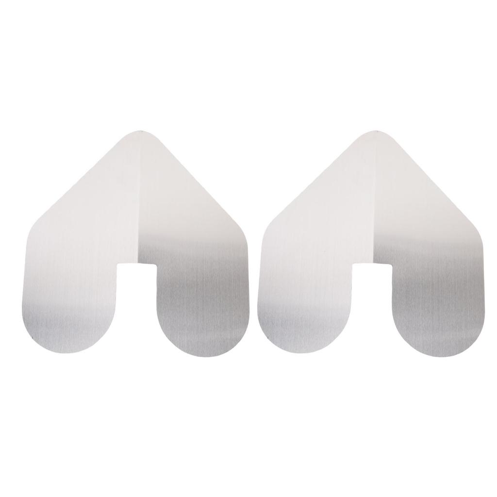 Bow Guard for Boat Notched Keel Protector Stainless Steel with Adhesive From Roller Trailer Scuffs