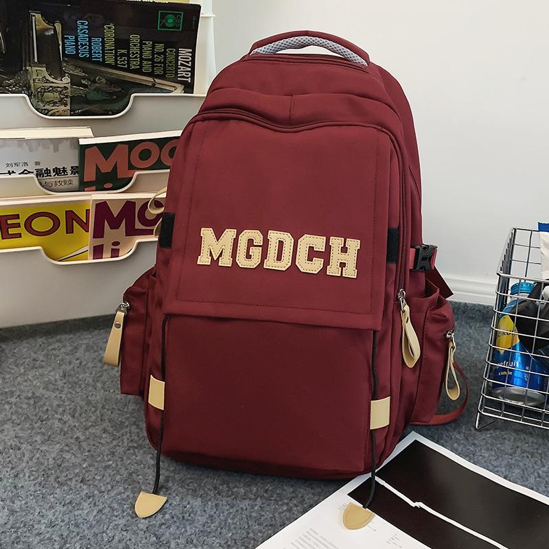 Male Style College Students Middle School Students Junior High School Girls Elementary School Students Letter Backpack