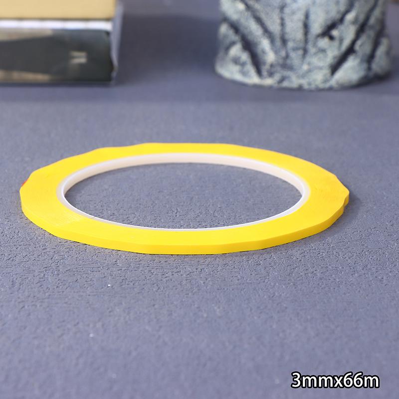 3/6/10MM 66M Graphic Whiteboard Tape Adhesive Chart Line Grid Electrical Marking Tapes High Temperature Resistant Pinstripe Tape