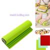 Cortina de enrolar sushi de silicone, imitação de bambu, ferramenta japonesa para enrolar sushi, fácil de limpar, sem mofo, tapete de sushi portátil