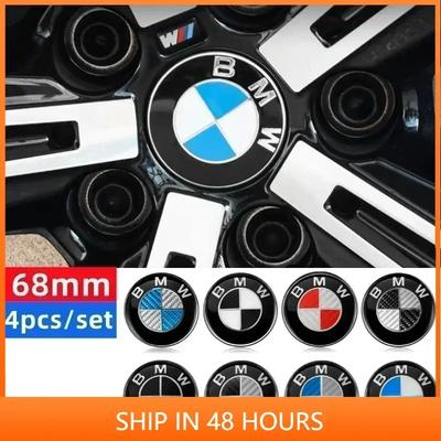 -Tampas Centrais de Cubo de Roda para Pneus de Carro - 68mm para X1 X3 X5 X6 F30 F20 F10 G30 E36 E46 E53 E90 E60 E61 E93 E87 Acessórios