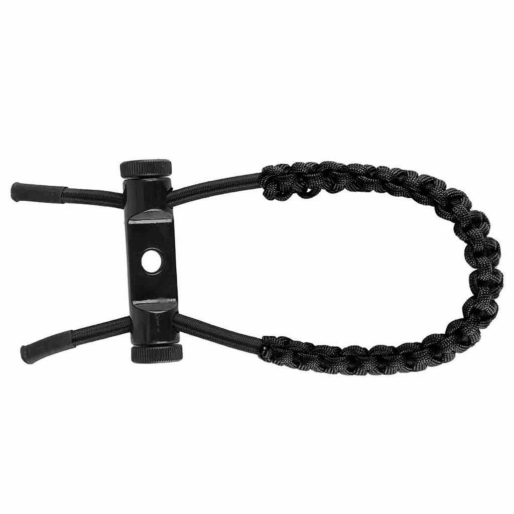 1Pc Archery   Compound Bow Wrist Sling   Cord Rope For Adult (Black)