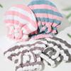 Thickened Soft Bow Hair Towel Wrap Microfiber Quick-Drying Hair Drying Cap Absorbent Shower Cap Women