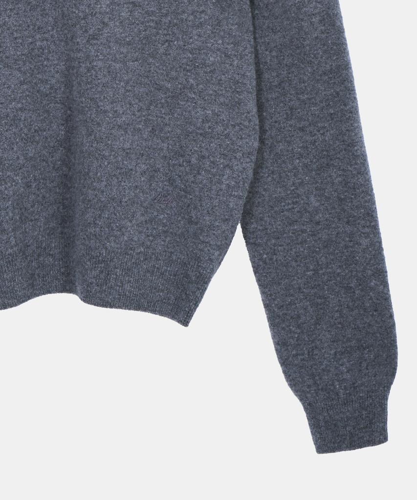 POETSEOUL Tint Collar Knit_Merange Gray