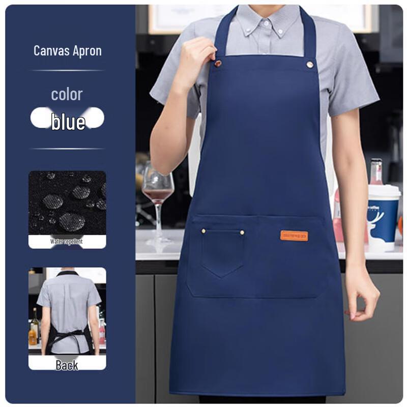 Xingelang Professional Solid Color Neck-Strap Apron (3-Pack)