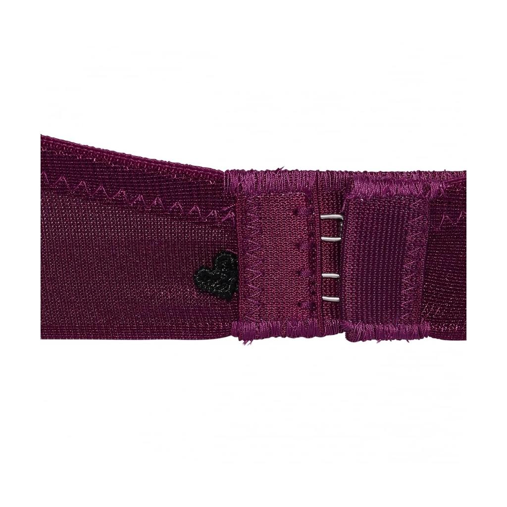 AMOSTYLE Charming Glamor Bra Panty Line Art M022 Size D65M & Set, Stitch, (Purple),