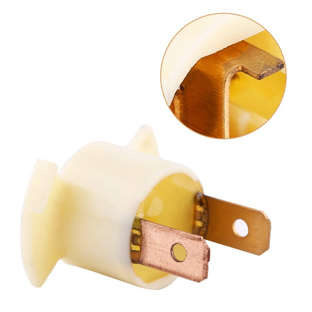 Keenso H1 Bulb Socket H1 Halogen Headlight Bulb Socket Holder Car Headlight Adapter Honda Cr-V Prelude Acura Front