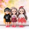 Bambola BJD 1/12 16cm Fai da te Mobile 13 Articolazioni Moda Carina Figura Principessa Regalo Ragazza Giocattoli per Bambini con Vestiti e Scarpe