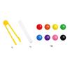 Children Clip Beads Test Tube Toy Logic Concentration Wooden Motor Training Game Montessori Teaching Tool Educational for Kids
