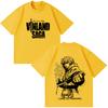 Anime Vinland Saga Thorfinn Karlsefni T Shirt Unisex Women Funny Tee Summer Casual Cotton Oversized Short Sleeve Tshirts Streetwear