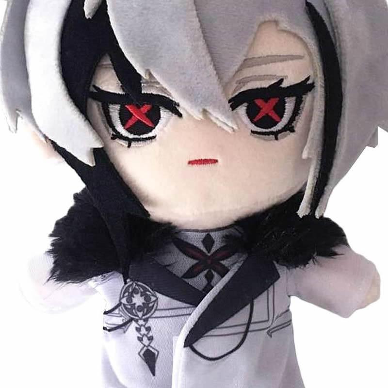 20cm Anime-Spielcharakter Arlecchino Plüschpuppe Kissen Cartoon Requisiten Zubehör Für Erwachsene Kinder Feiertagsgeschenk