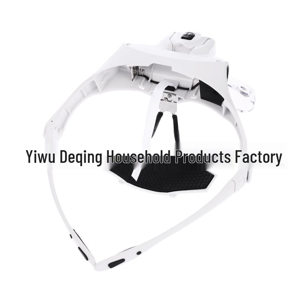 Eyeglass-Style LED Reading Magnifier with Multi-Lens Replacement (Model 9892B2)