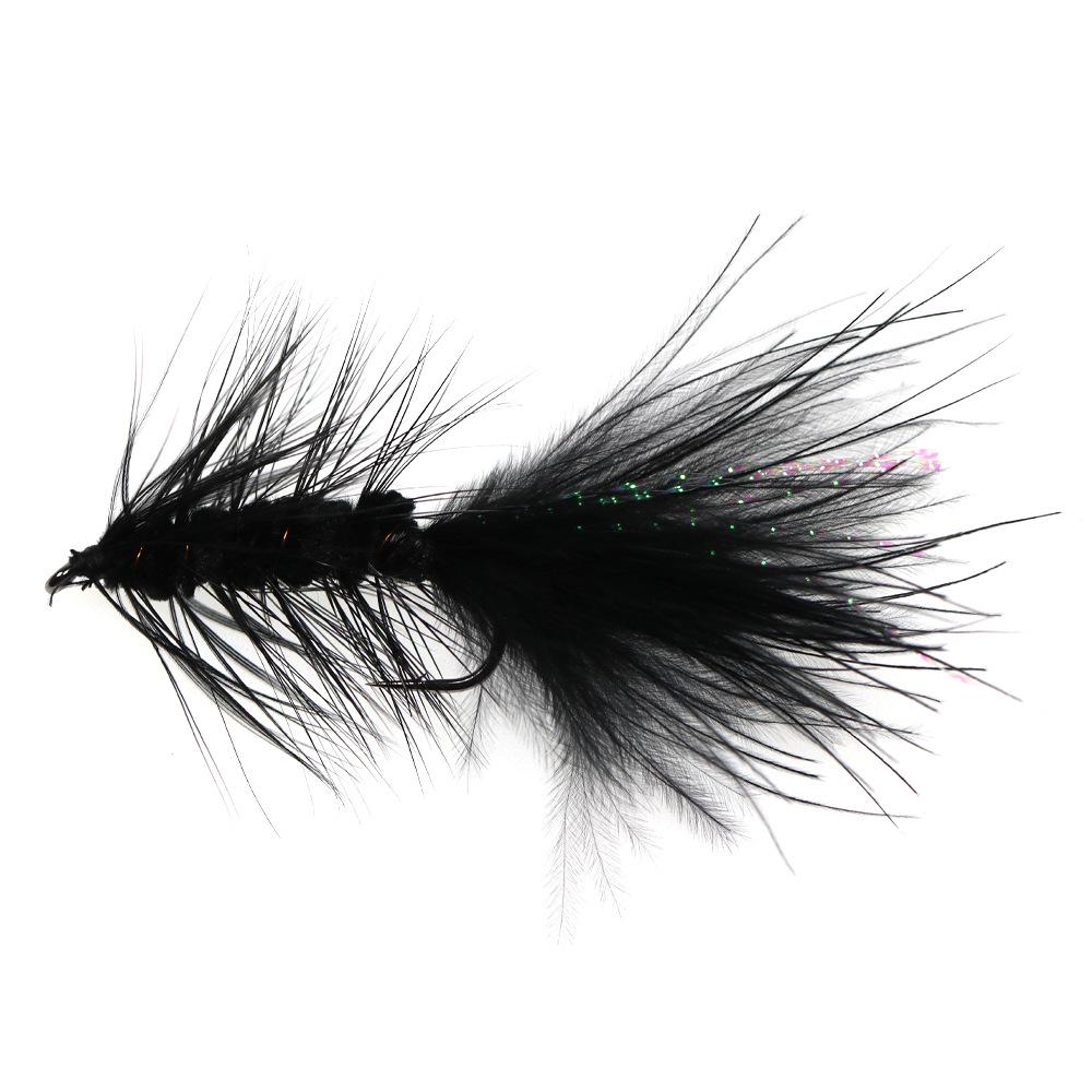 Force Eight Ge Fly Fishing Hook with Copper Head Tinsel for Trout, Salmon, Bass, Asp, Pike