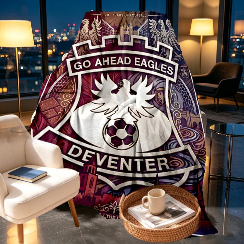 Go Ahead Eagles Print Blanket - Soft & Comfortable, for Bedroom, Travel, Sofa, Home Decoration - Birthday Christmas Gift for Friend