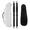 M MBAT 4/4 Violin Case Carbon Fiber Violin Case Wear-resistant Compression-resistant Double Shoulder Strap Hygrometer Parts