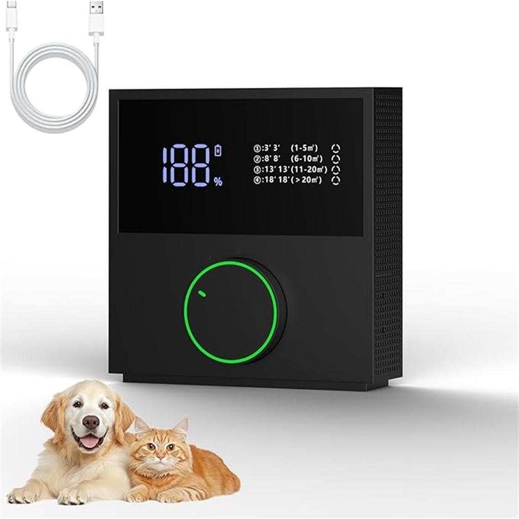 Plug-In Odor Eliminator Purifier - Pet-Friendly, Filter-Free, Quiet 35dB, Negative Ion Freshener For Home/Bathroom/Litter Box