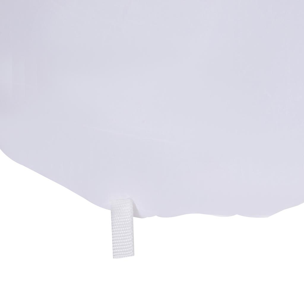 Halloween Inflatable Ghost 1.8 M Decoration with LEDs IP44 Self-inflating Polyester White 130 X 30 X 180 Cm