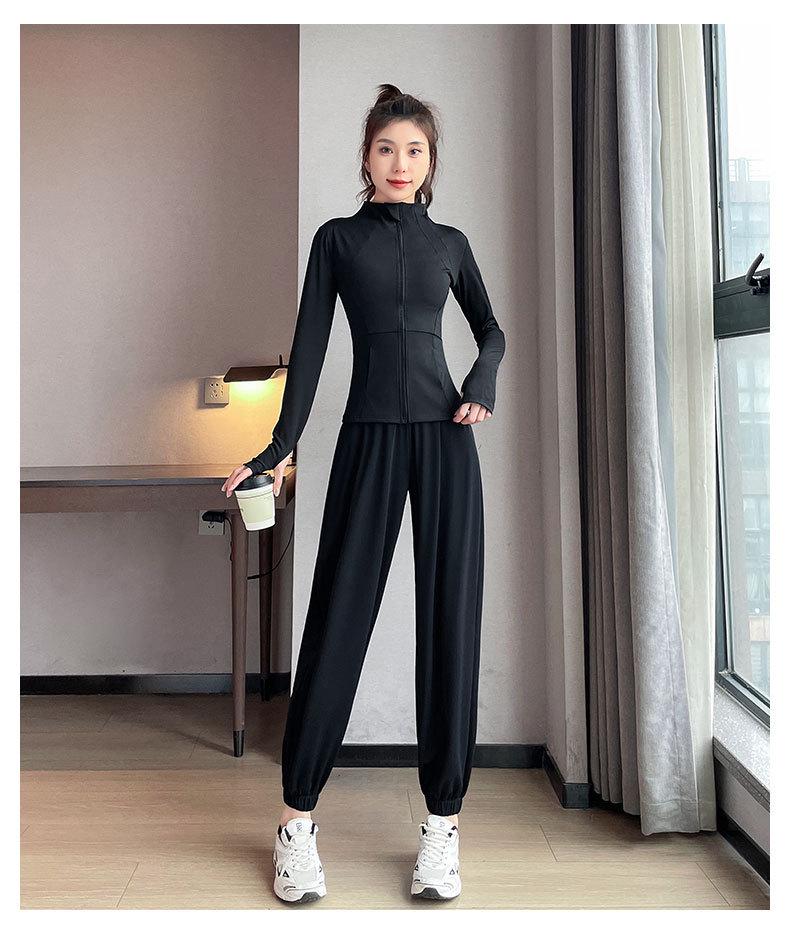 2024 Women's High-End Yoga & Pilates Set: Quick-Dry Sports Jacket and Pants