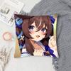 Vivlos Anime U-Uma Musume Pillow Case Fashion Square Pillowcase Bedroom Sofa Room Ins Decoration Leisure