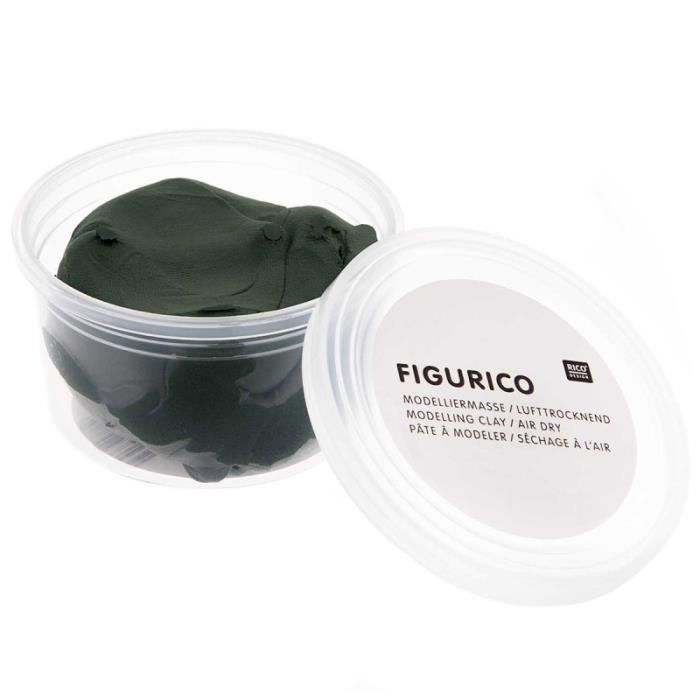 Pâte à modeler FIGURICO - RICO DESIGN - Vert foncé - 150 g