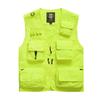 Vest tooling multi-pocket men's thin team outdoor vest breathable sports vest vest can be printed LOGO