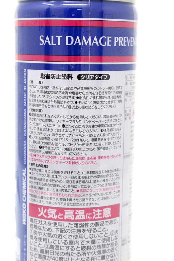 WAKO'S Salt Damage Prevention Paint, Clear, 480ml A244, Rust and Rust Preventive Paint
