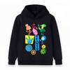 Kids Boys Girls Hoodie Cartoon Character Print Long Sleeve Casual Pullover Sweatshirt for Children Daily Wear