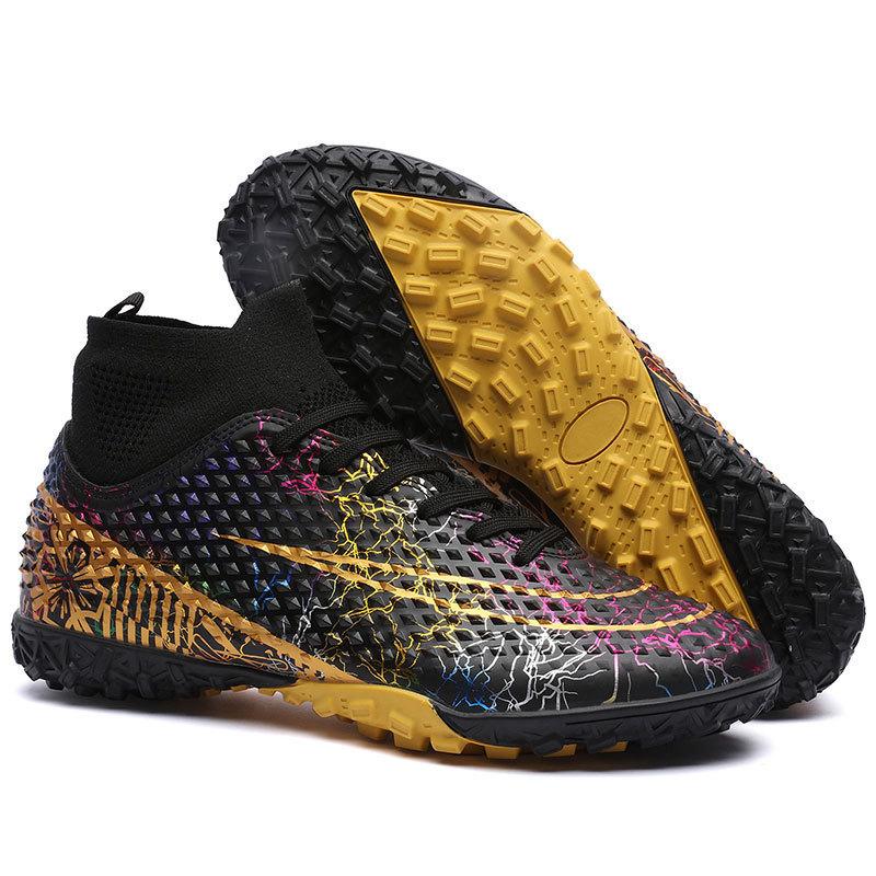 2025 Fußballschuhe High-Top TF Nocken Kunstrasen AG Nocken Jungen und Mädchen Jugendliche Schüler Trainingsschuhe