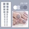 24Pcs Solid Color Simple Toenail Stickers Full Sticker Full Toenail Stickers Toenail Simple Removable Toenail Stickers