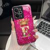 For Oppo Realme 14 14T 5G Case RMX5075 RMX5078 Fashion Letters Shockproof Tempered Glass Cover For Realme14 Realme14T 5G Pouch
