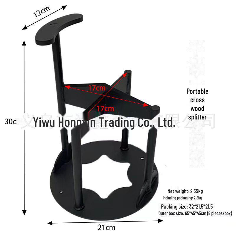 Outdoor Manual Firewood Splitter - Household Wood Splitting Tool