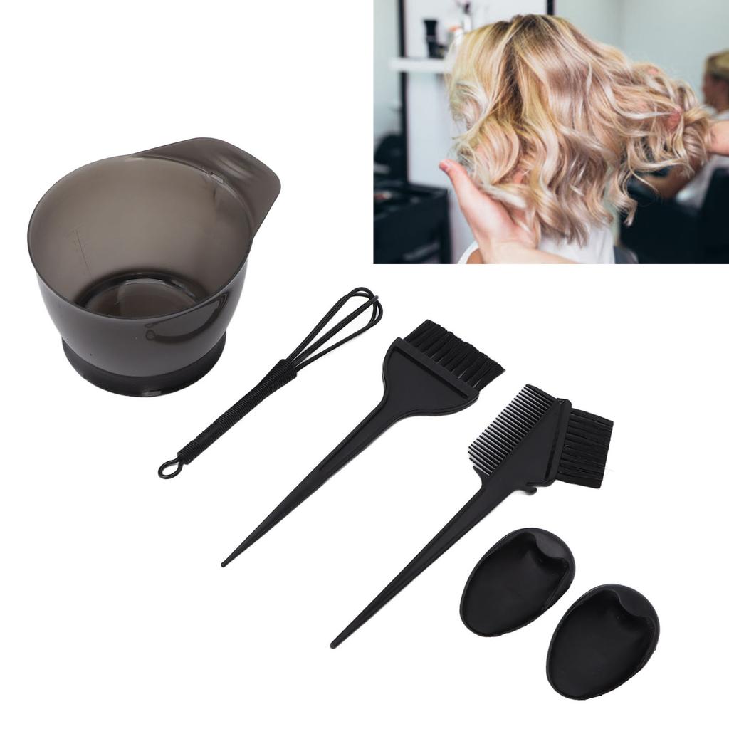 Hair Colo  Dyeing Kit Professional Salon Portable Ear   Dye Brush Mixing Bowl Tool Set
