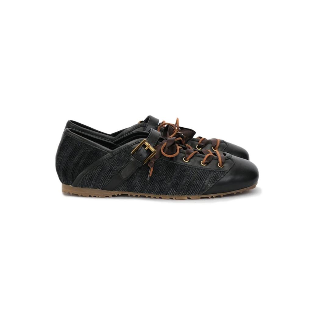 Women's Spring and Autumn Cross Strap Flat Mary Jane Shoes Elegant Round Toe Comfortable Soft Bottom Ballet Shoes
