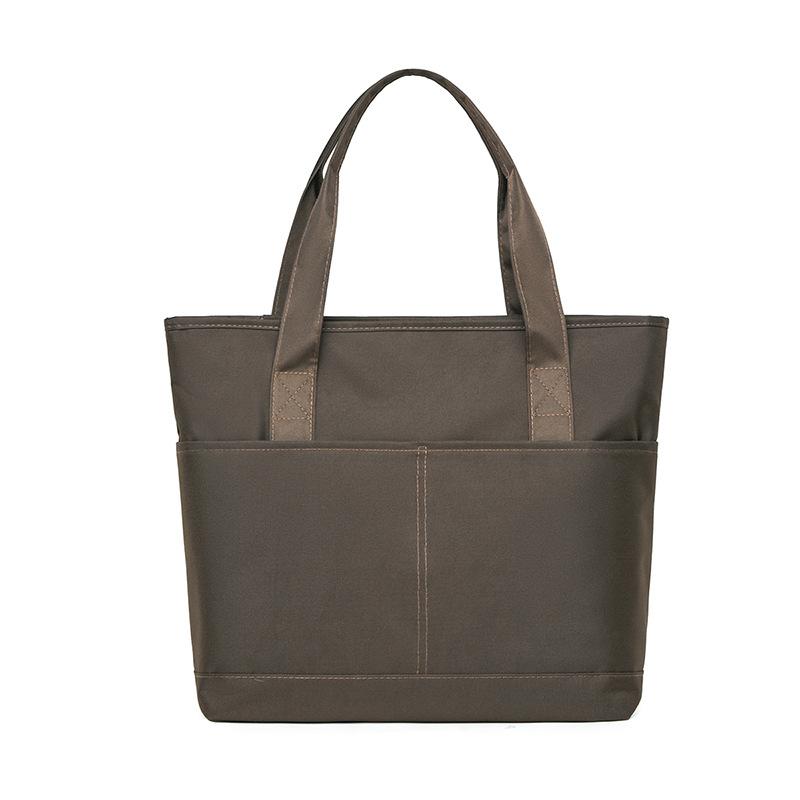 

Портфель мужской большой емкости легкая сумка через плечо кофейный