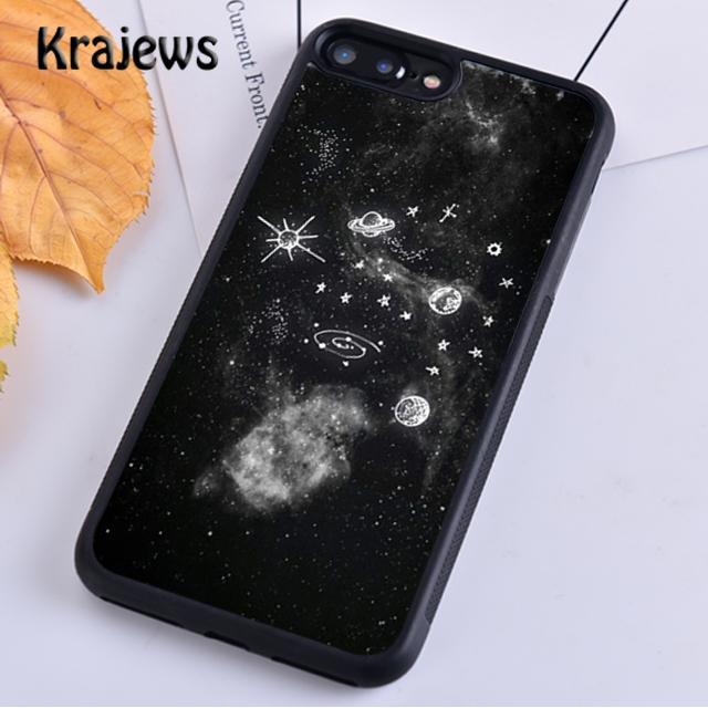 Krajews Trippy Art Aesthetic Space Moon Phone Case Cover For iPhone 14 5 SE 6s 7 8 Plus X XR XS 11 12 13 Pro Max Samsung S21 S22
