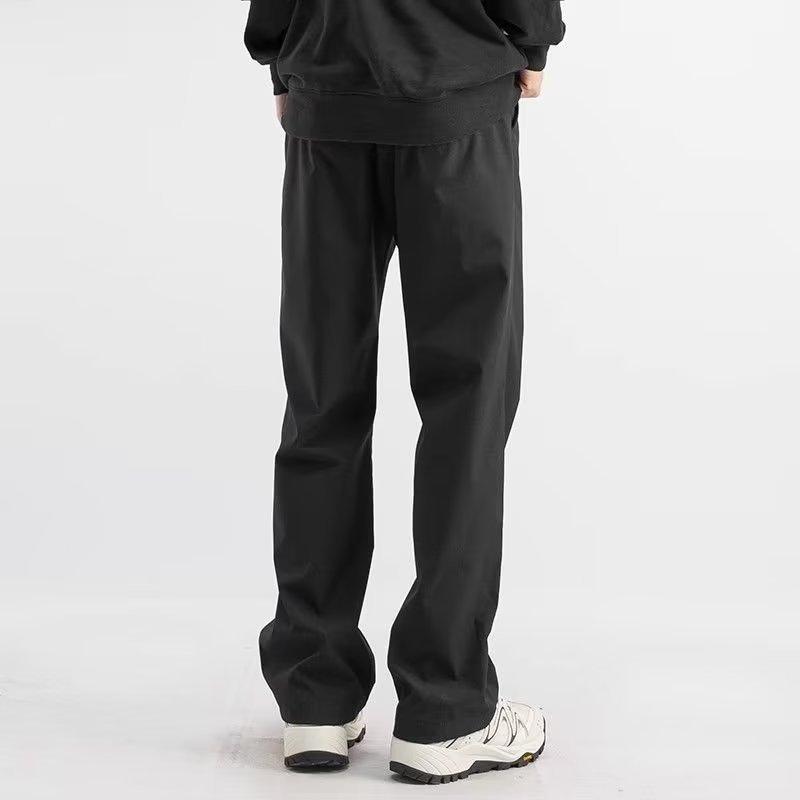 Pantaloni da uomo Primavera ed Estate Pantaloni casual Pantaloni dritti Pantaloni funzionali Pantaloni Pantaloni sportivi Ragazzi Pantaloni neri Charge Pantaloni antivento