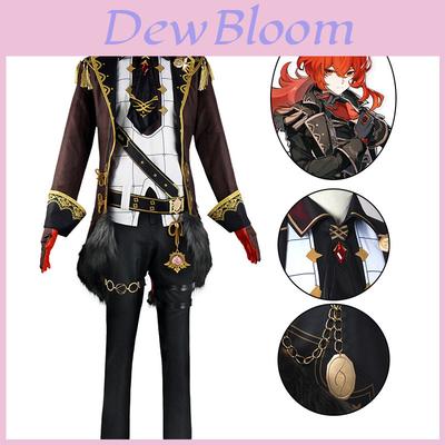 Tenues Incroyablement Détaillées de Diluc de Genshin Impact Pour Cosplay