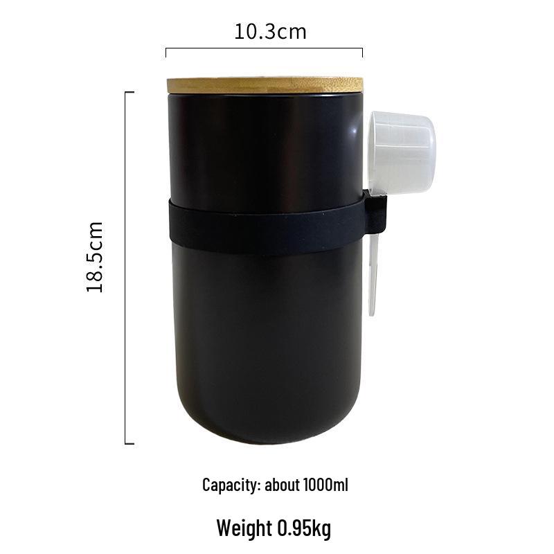 Nordic Ceramic Grain and Cereal Kitchen Storage Jar