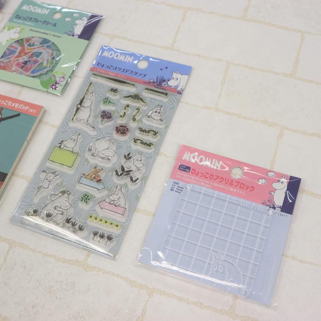World Craft Clear Stamp Active Moomin MOCS-002