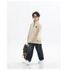 Boys' 2025 Winter Fleece-Lined Half-Zip Pullover Hoodie for Medium and Older Children