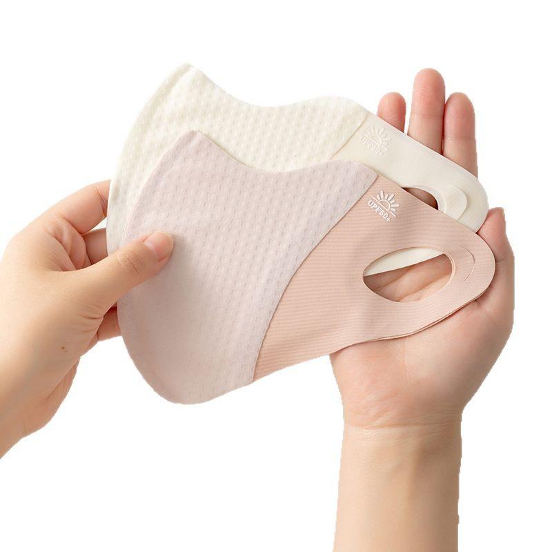 Anti-Uv Upf50+ Ultrathin Ice Silk Sunscreen Mask Face Veil Summer Outdoor Riding Hiking Face Mask Breathable Unisex Protection
