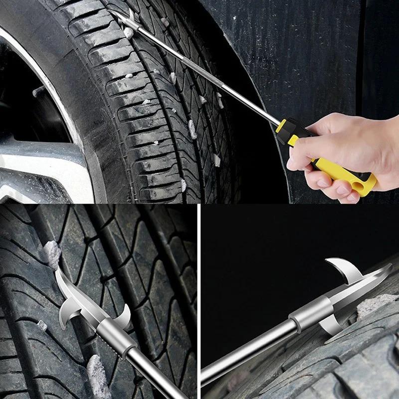 Xiaomi Multifunctional Car Tire Stone Cleaning Tool Car Tire Stone Cleaning Hook Stone Picking Device Buckle Picking Hook Removal Stone