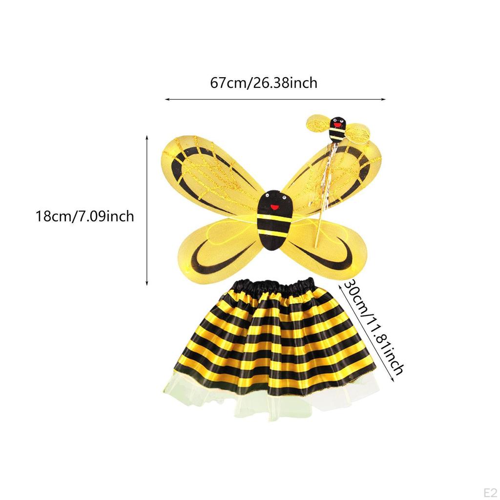 Bumble Costume for Kids Accessories Cosplay Set Parade Holiday Carnival