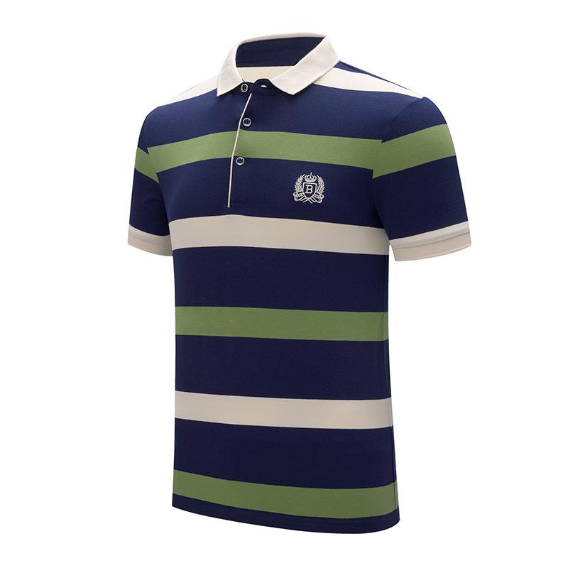 Summer Lapel Short -Sleeved T -Shirt Youth Self -Cultivation Casual Polo Shirt Male Korean Cotton