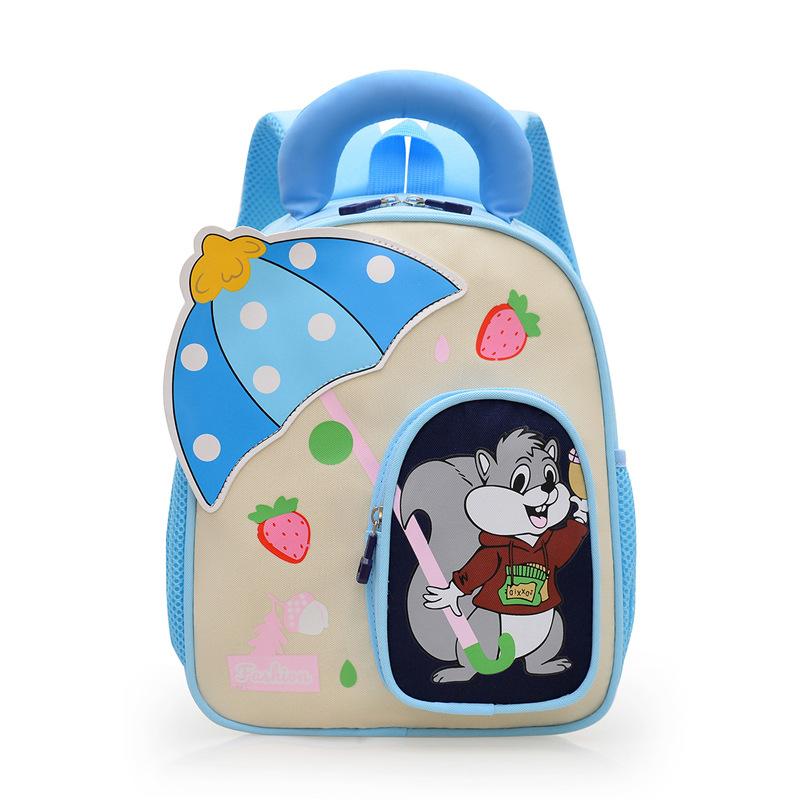 Boys and Girls Kindergarten Schoolbag 3-6 Years Old Baby Children's Backpack Cute Cartoon Small Medium and Large Class Backpack